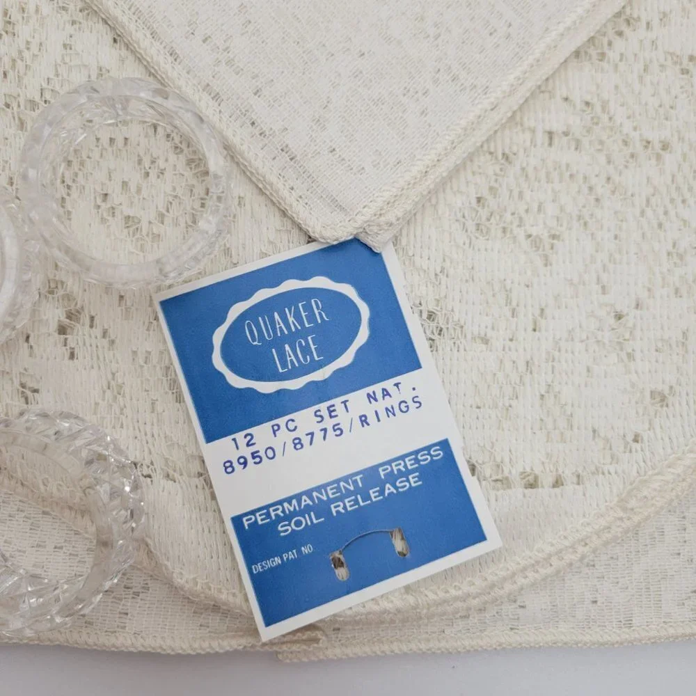 Quaker Lace vintage lace table set 12 pieces